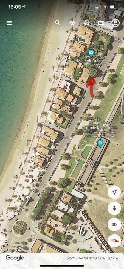 Apartamento Rodhes Playa B-1 Rosas Exterior foto